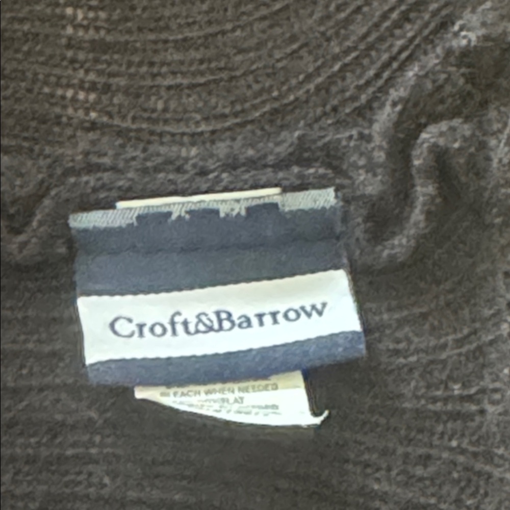 CROFT & BARROW Black Women's Ruffle Detail Wrap Flowy Poncho One Size Cozy - Picture 9 of 11